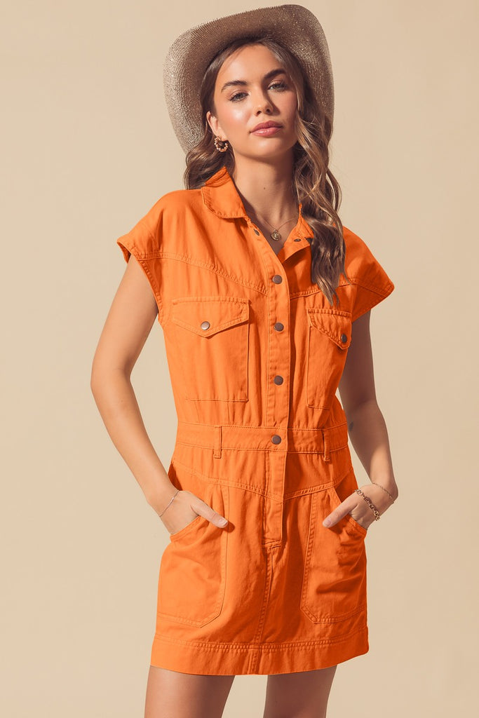 orange gameday dress Gameday Cheer Dress - Orange