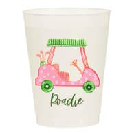 Girly Golf Cart Roadie Cups