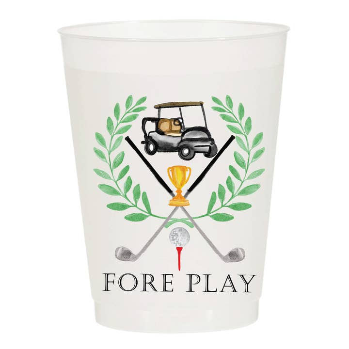 Fore Play Golf Cups