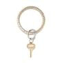 O-Venture Solid Gold Rush Croc Leather Key Ring