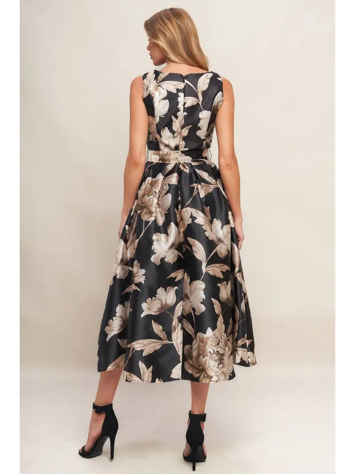 Midnight Magnolia Dress