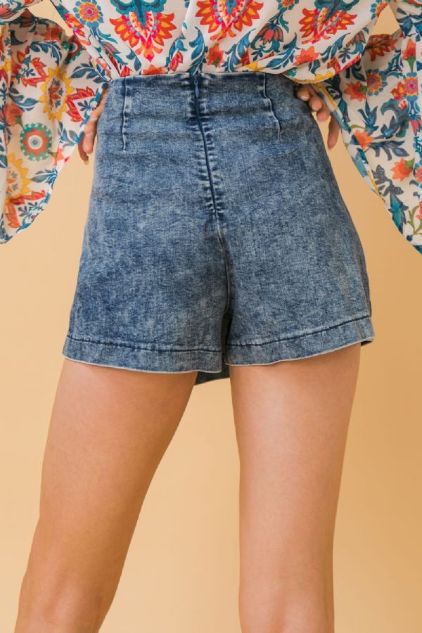 Let's Twirl Skort - Denim