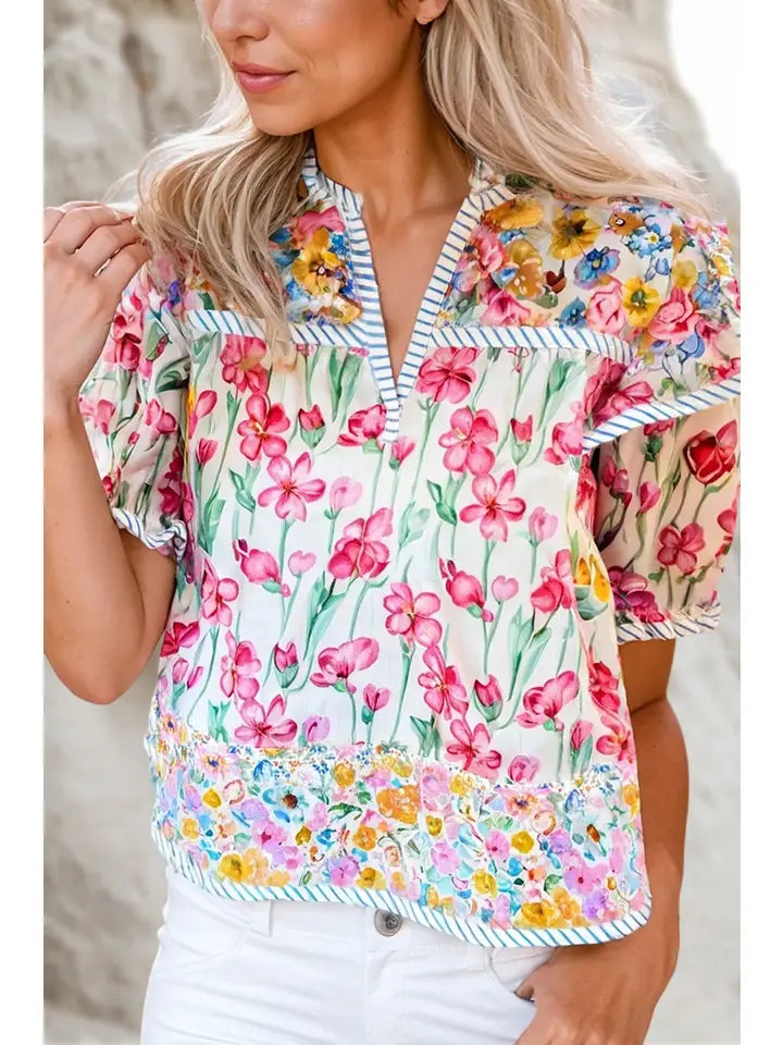 Falling Flowers Blouse