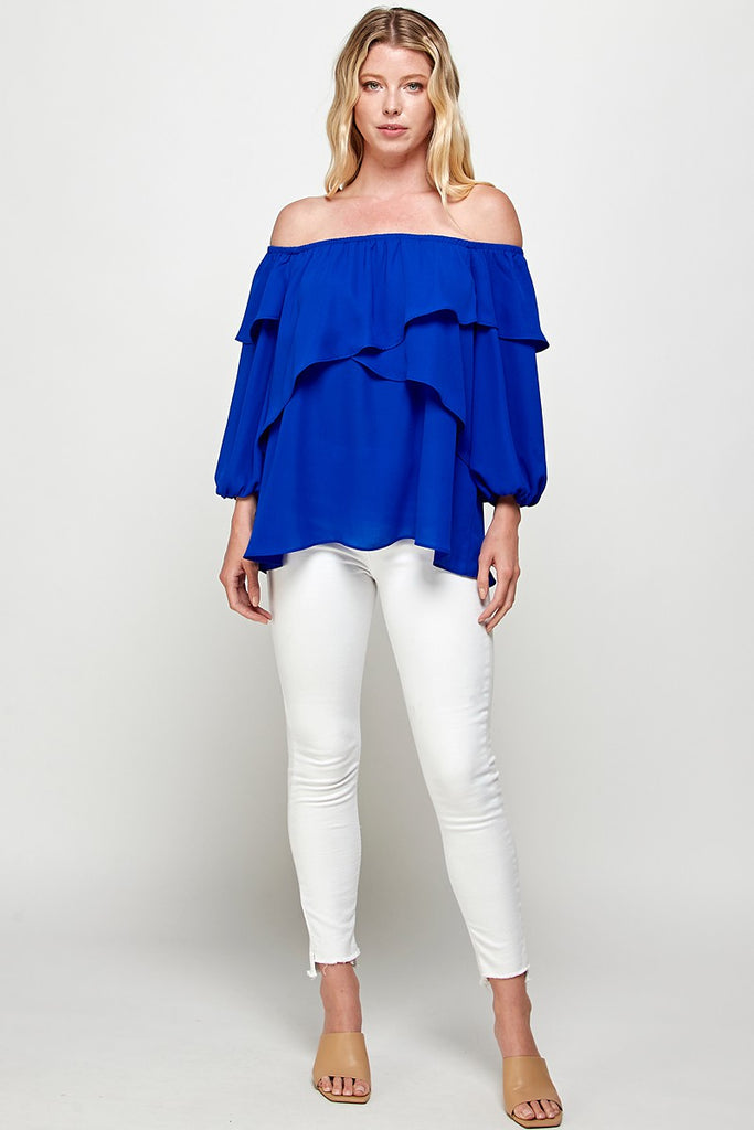 Blue Breeze Layers Blouse
