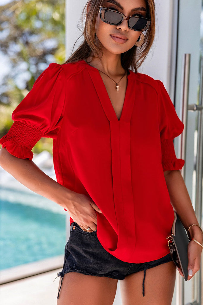 Great Business Blouse - Red