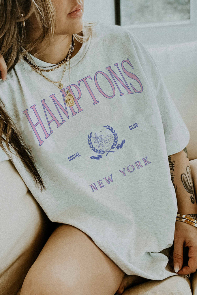 Hampton's New York Social Club Tee - Grey