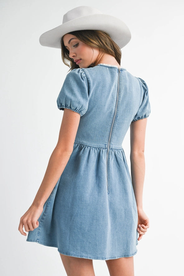 Bluebonnet Charm Mini Dress