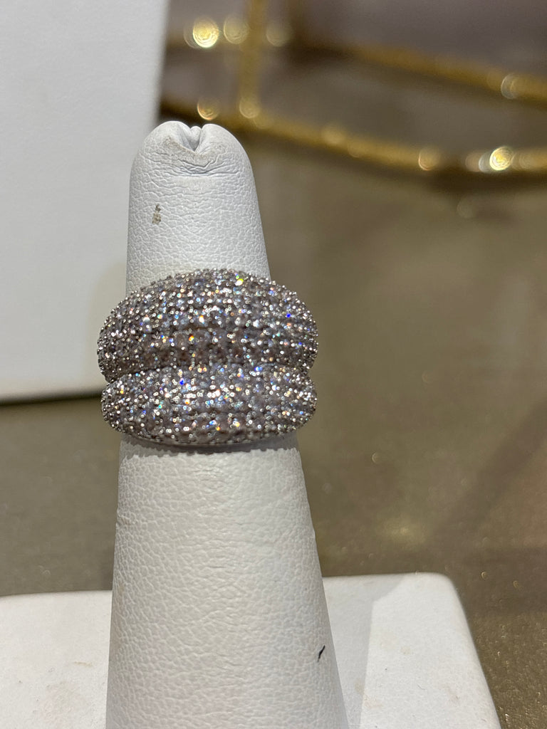 Wide Band CZ Ring