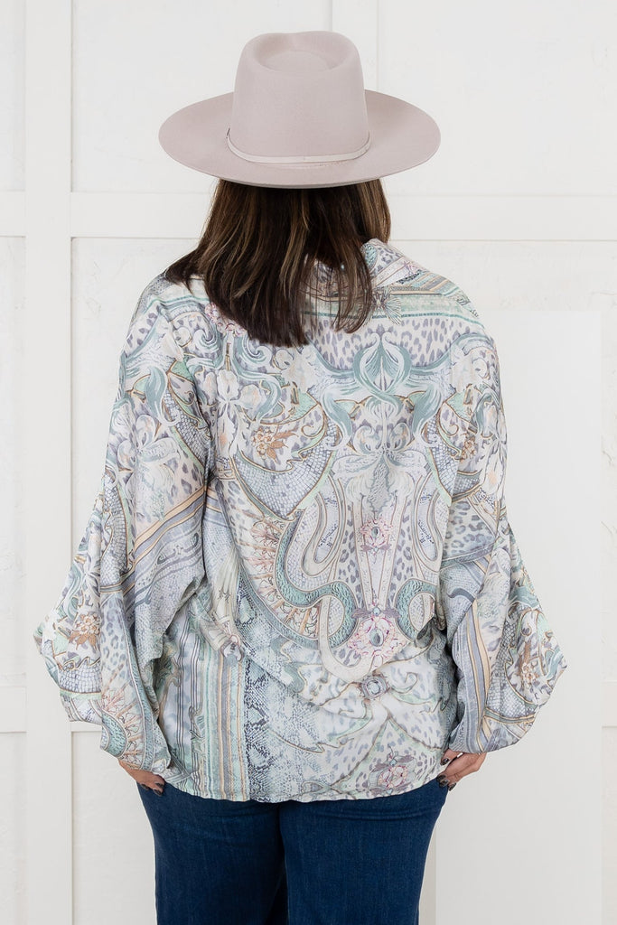 Prints Of Mints Blouse