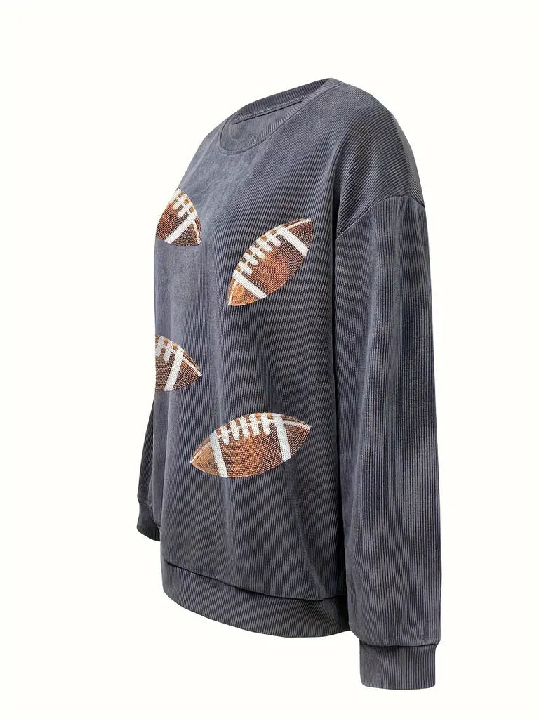 Oversized Football Sweater