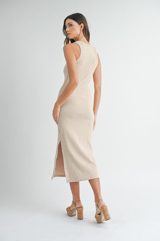 Get Me Body Dress- Taupe