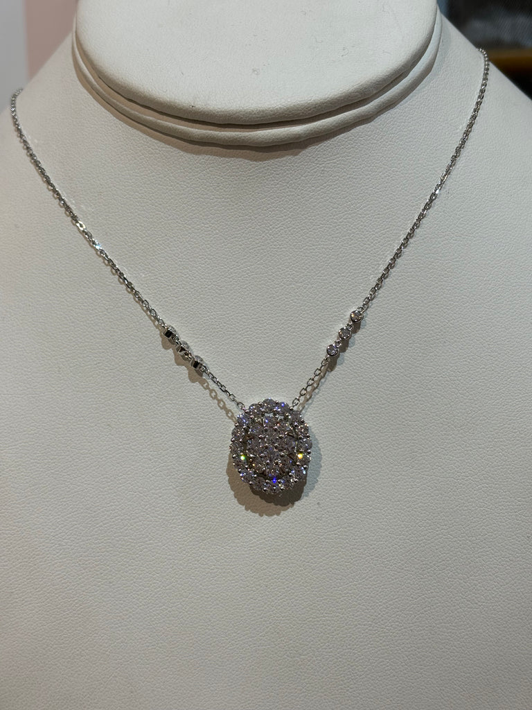 Ice by Brit Rose CZ Drop Pendant