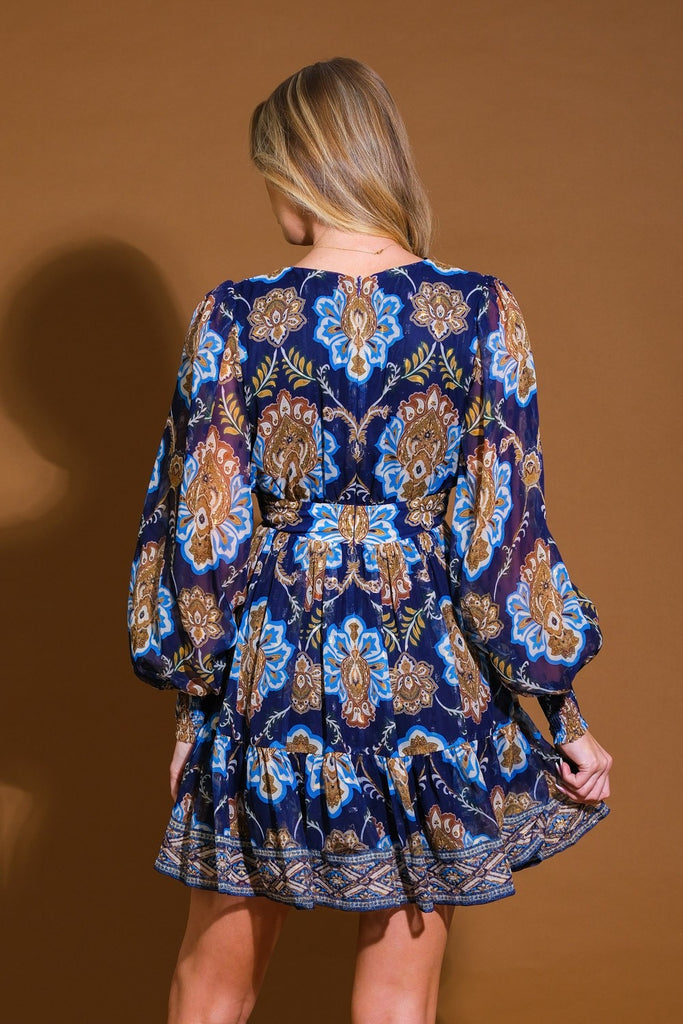 Sapphire Tapestry Dress