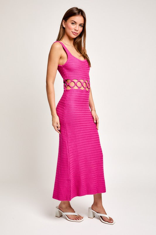 Opal Thread Midi Dress