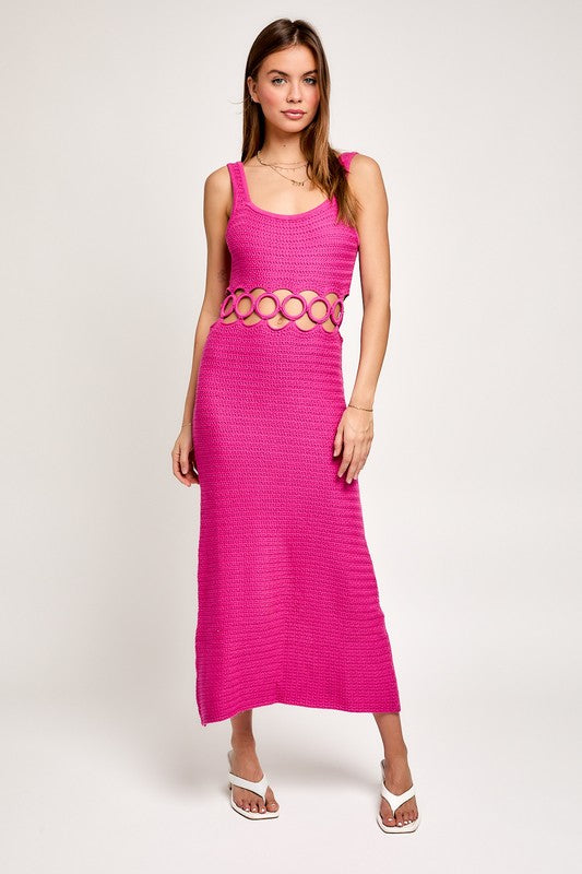 Opal Thread Midi Dress
