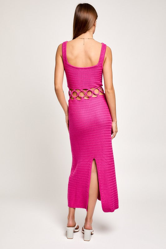 Opal Thread Midi Dress
