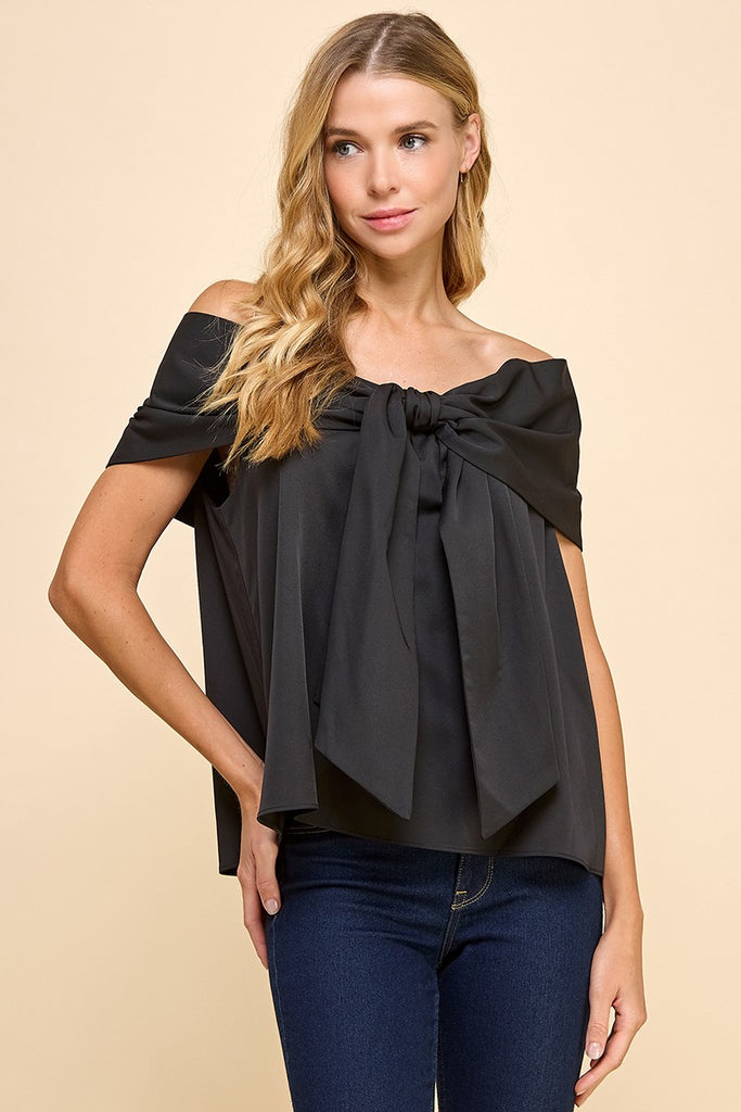 Bow-tiful Statement Top