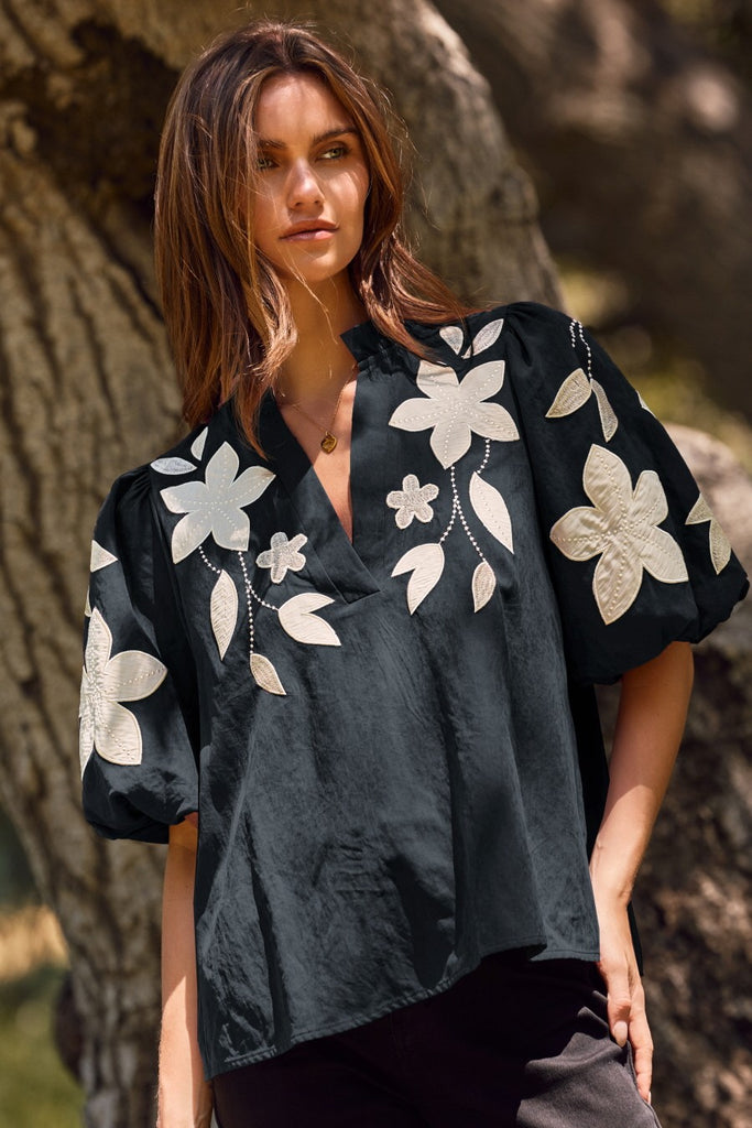 Whispering Blooms Blouse