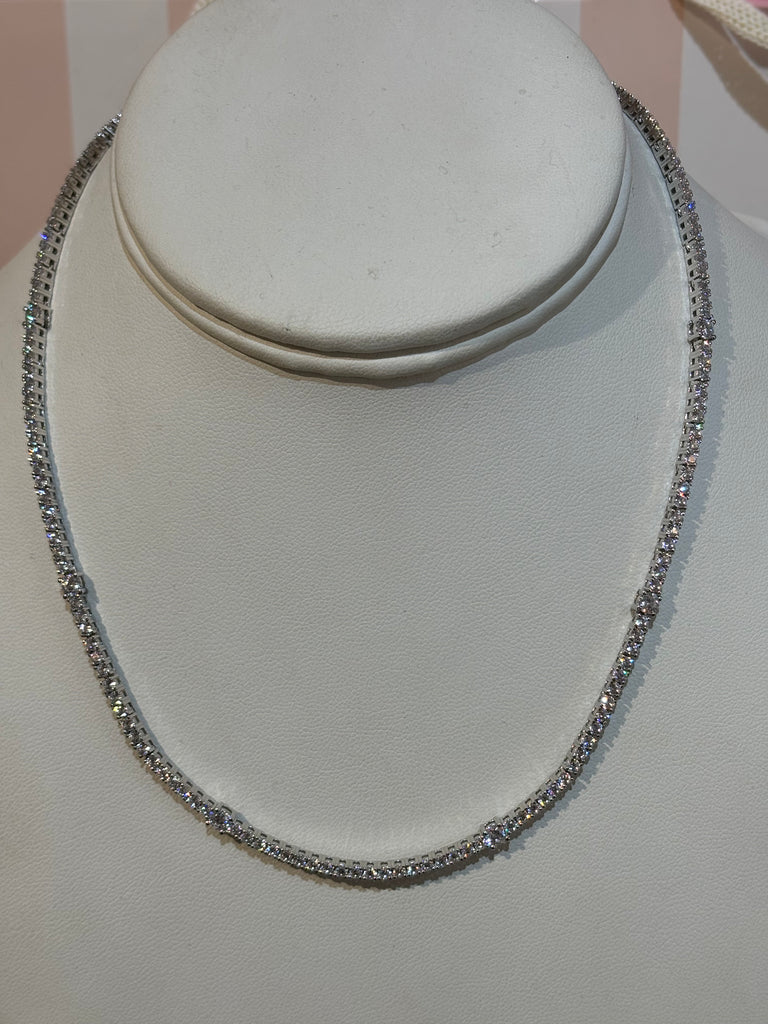 Ice by Brit Rose CZ Tennis Necklace