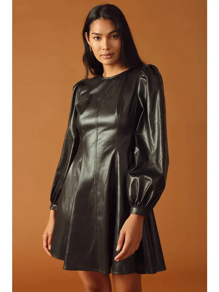 Leather Kiss Dress