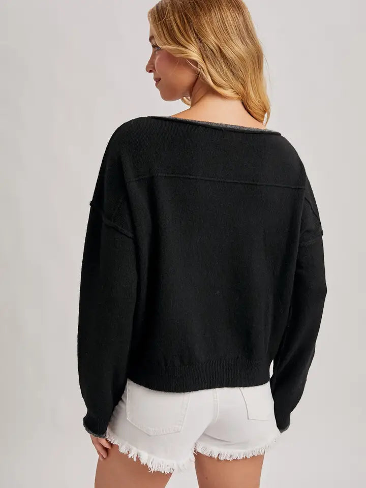 Salt & Shadow Knit Pullover