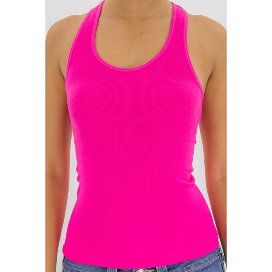 Power Pink Razorback Tank | Shop Brit Rose