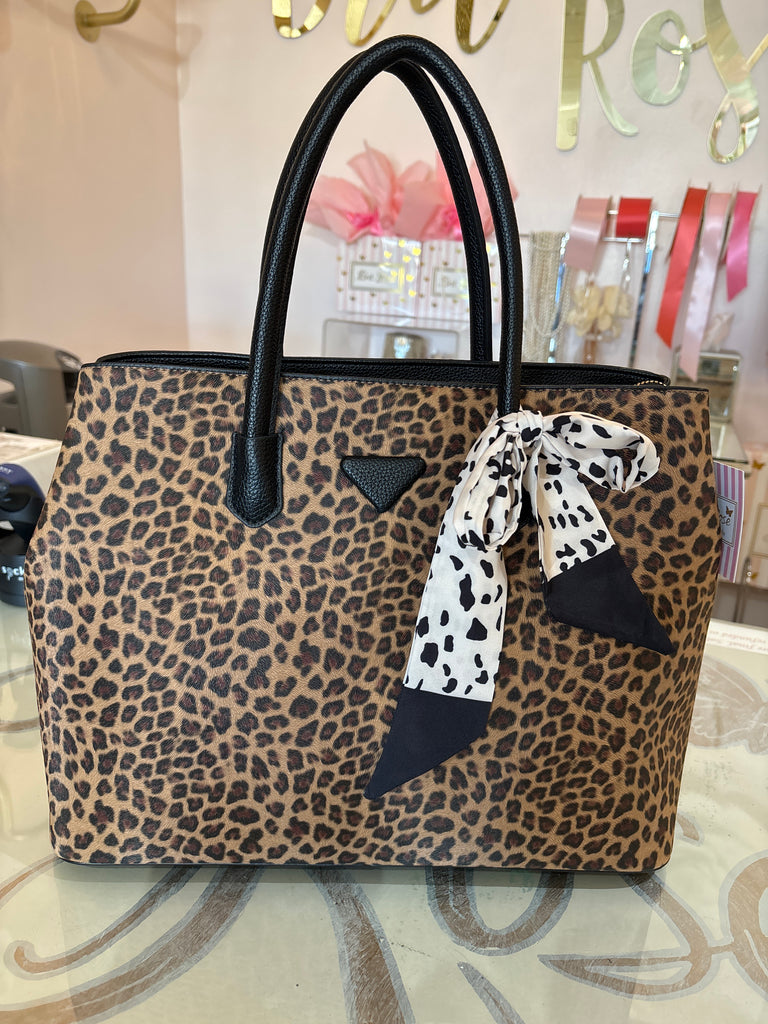 Leopard Of Love Purse - Large