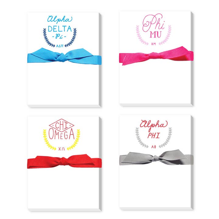 Sorority Mini Notepads