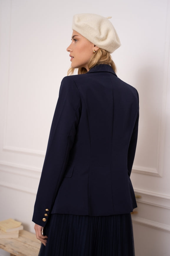 Double Pocket Blazer - Navy