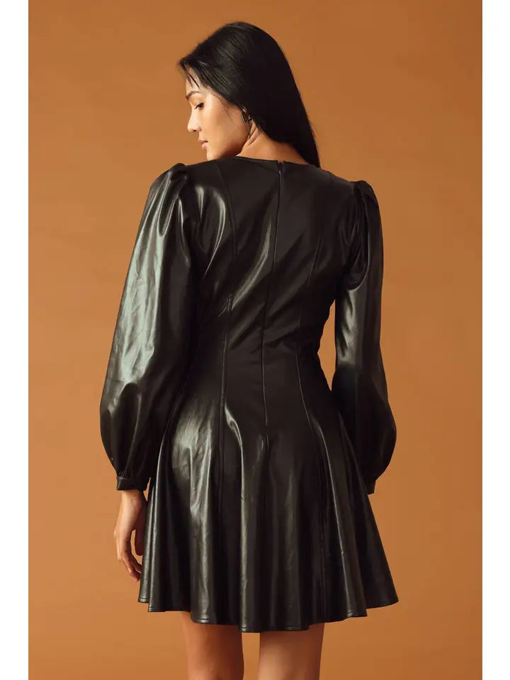 Leather Kiss Dress
