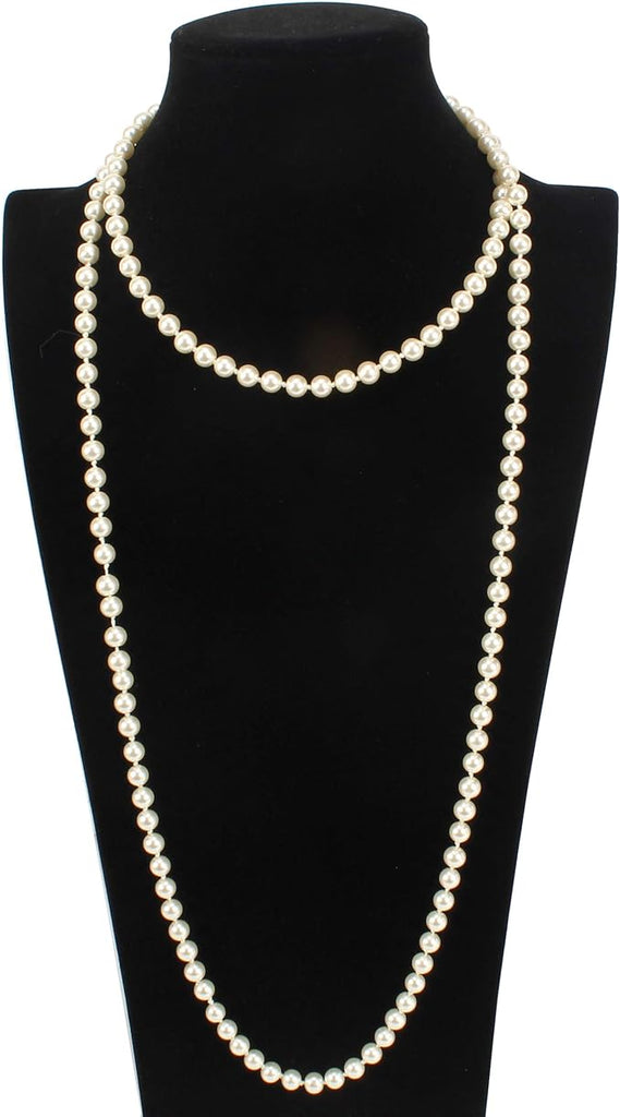 Long Pearl Necklace 55"
