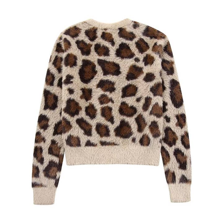 Leopard Cardigan Sweater