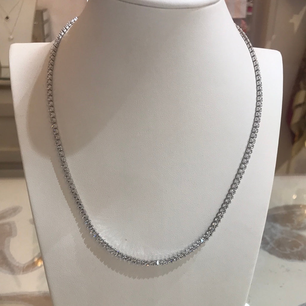 CZ Small Pendant Necklace
