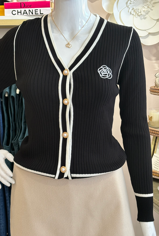 Chanel Your Thoughts Cardigan | Shop Brit Rose