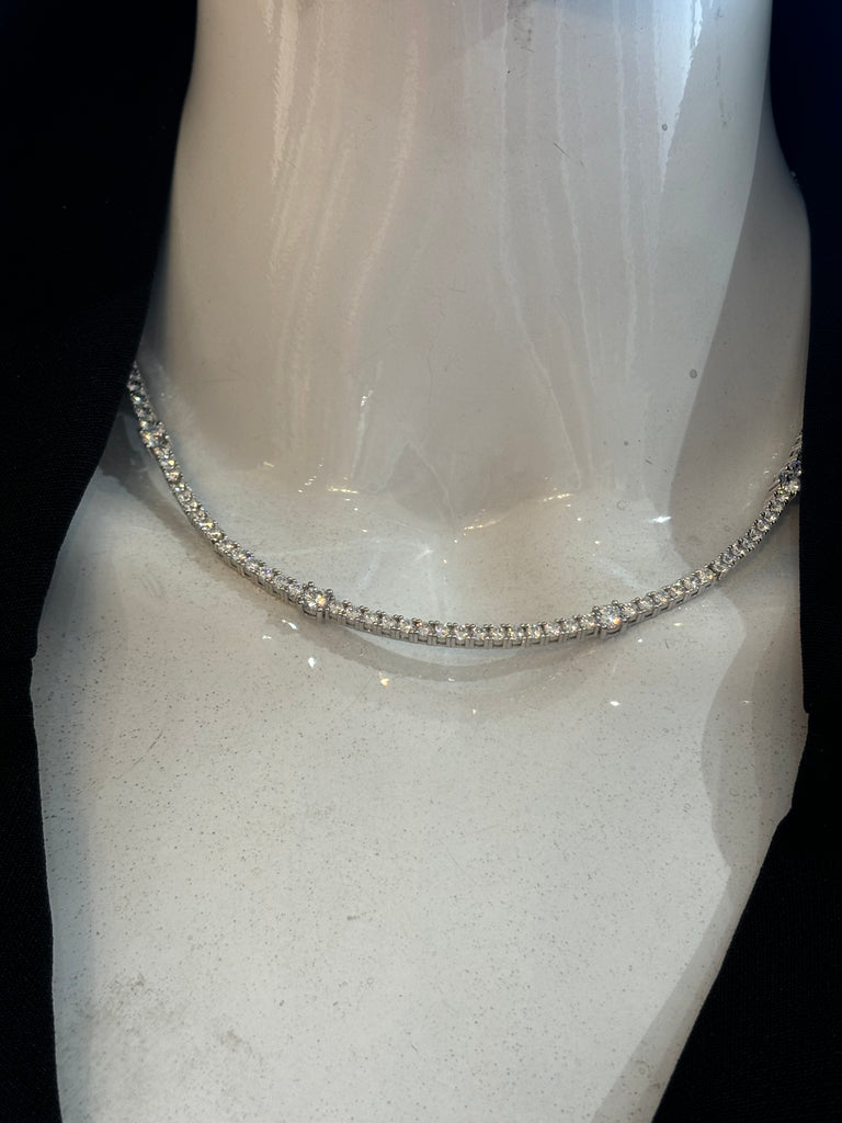 Ice by Brit Rose CZ Tennis Necklace