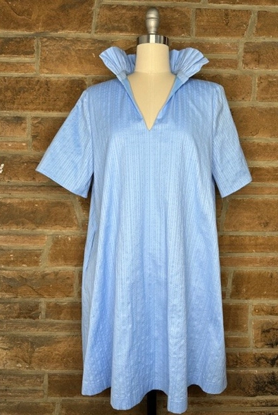 Sailor's Whisper Light Blue Stripe Dress