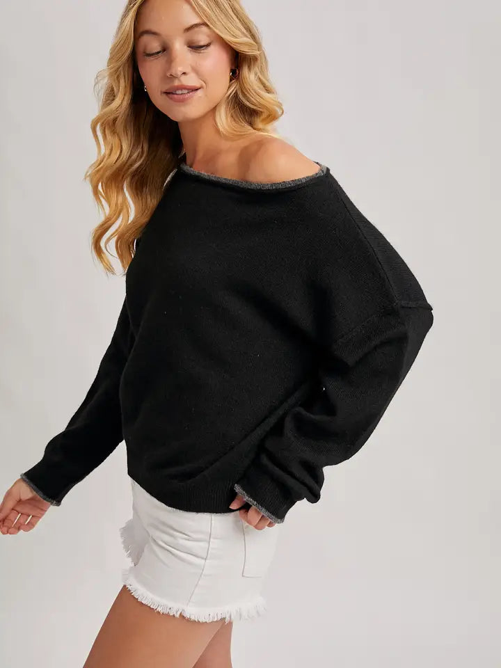 Salt & Shadow Knit Pullover