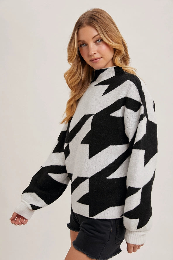 Monochrome Moment Sweater