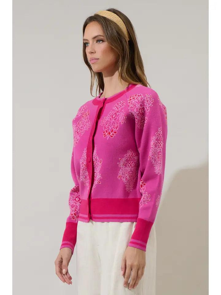 Vintage Rosette Cardigan