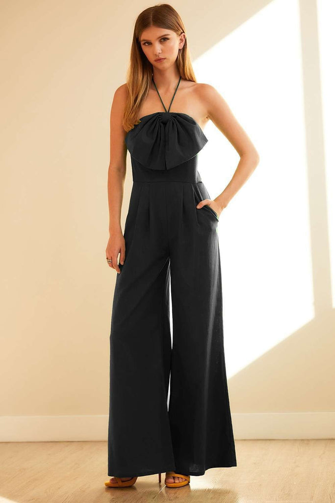 Smoking Solid Jumpsuit