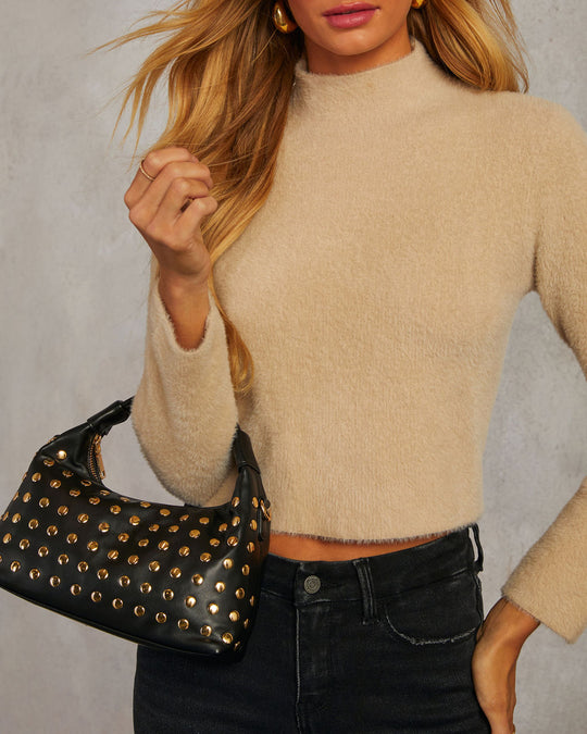 Black Stud Handbag