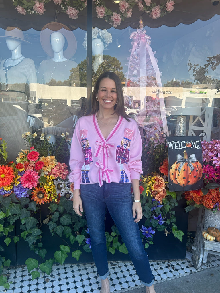 Nutcracker Bow Cardigan