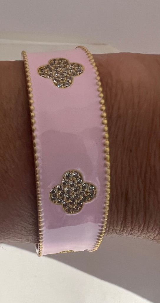 Diamond Clove Pink Matte Bracelet