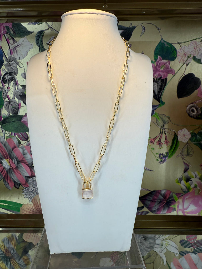 Key To Charm Necklace