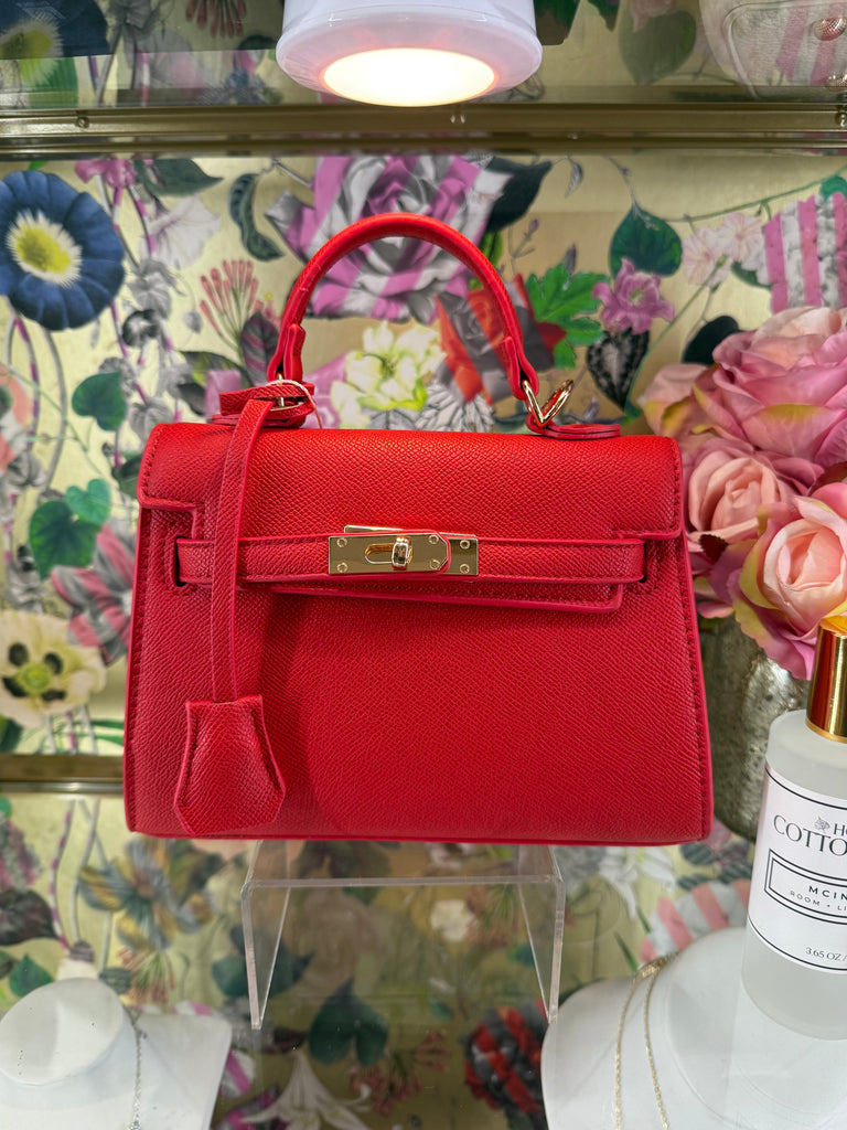 Scarlet Charm Satchel