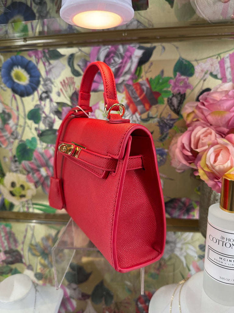 Scarlet Charm Satchel