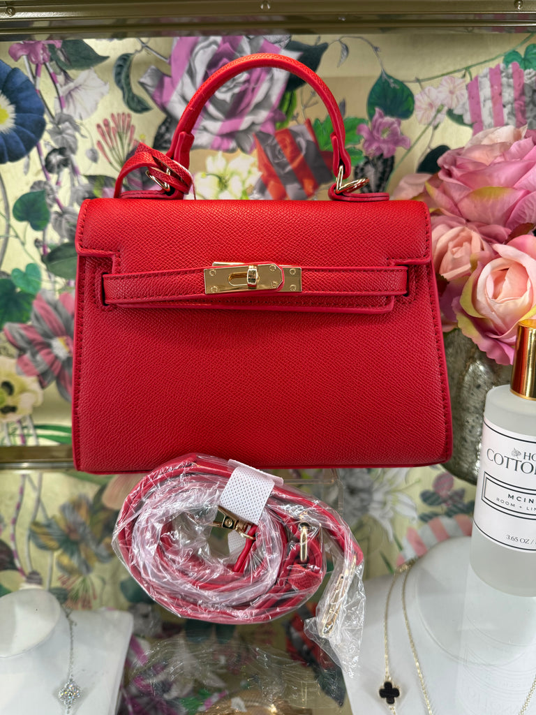 Scarlet Charm Satchel