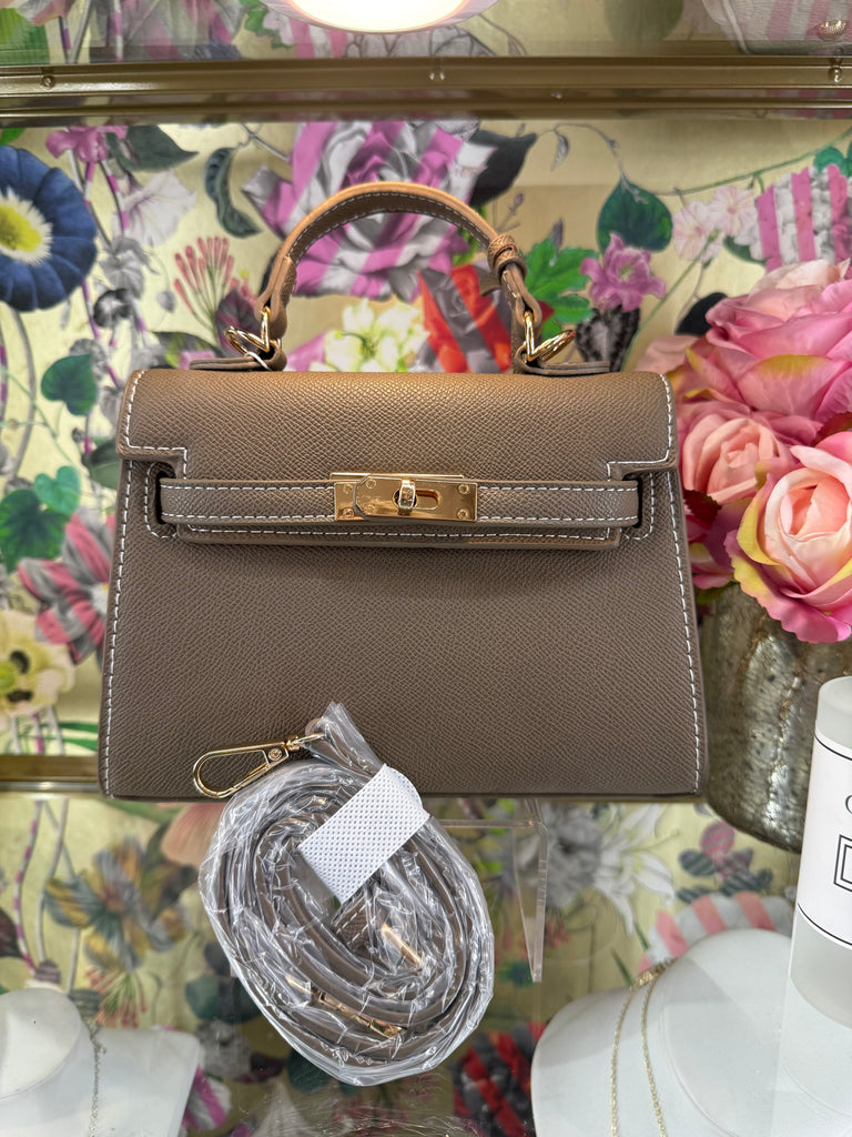 Mocha Grace Mini Satchel