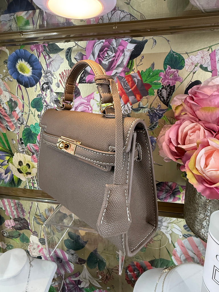 Mocha Grace Mini Satchel