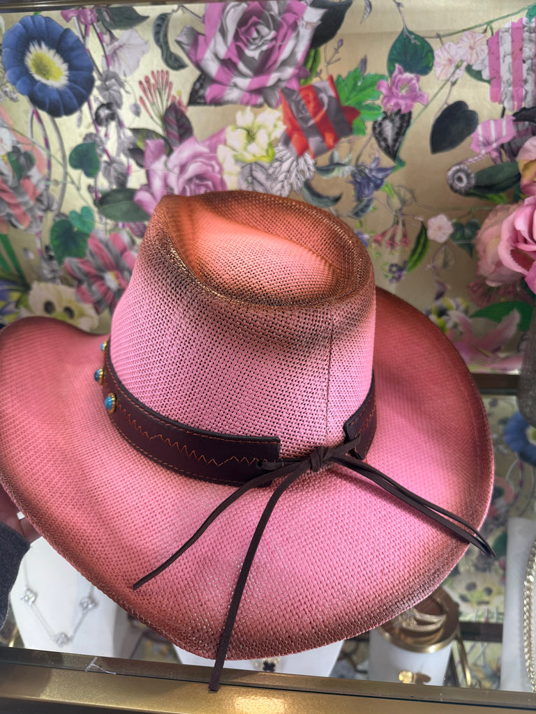 Blush Wrangler Cowgirl Hat